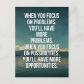 Focus op de mogelijkheden offerte briefkaart (Voorkant)