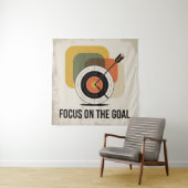 Focus op het doel wandkleed (In situ)