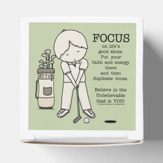 Focus op het goede bedankdoosjes (Bovenkant)