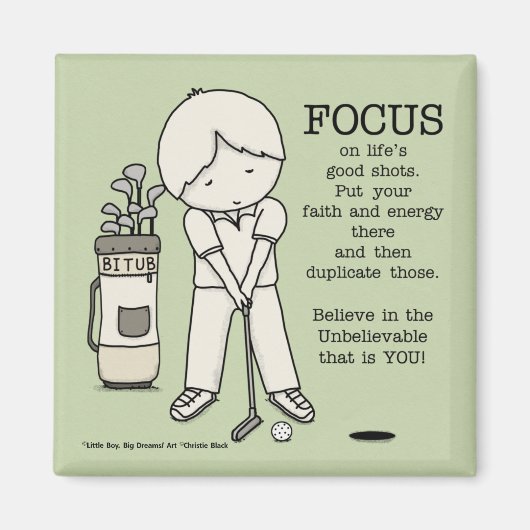 Focus op het goede magneet (Voorkant)