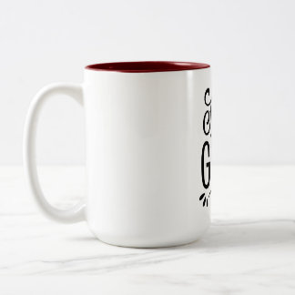 Focus op het Goede Motiverende Koffiemok Tweekleurige Koffiemok