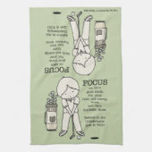 Focus op het goede theedoek (Verticaal)