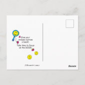 Focus op het Good_ Briefkaart (Achterkant)