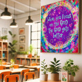 Focus op het ‘Good’ Motivatie Inspirivity Poster