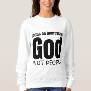 Focus op het maken van indruk op God, niet op mens Trui