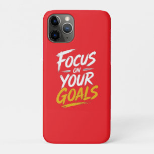 Focus op je Doelen Motiverend iPhone 11 Pro Hoesje