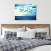 Focus op je dromen canvas afdruk (Insitu (Slaapkamer))