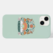 Focus op Kindness Groovy Graphic Case-Mate iPhone Case (Achterkant (horizontaal))