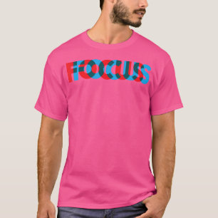 Focus optische illusie t-shirt