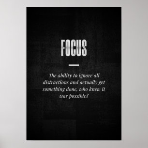 Focus Poster