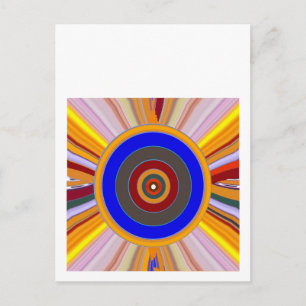 FOCUS Tool: Yoga Meditatie Kleurenwiel DOT Briefkaart