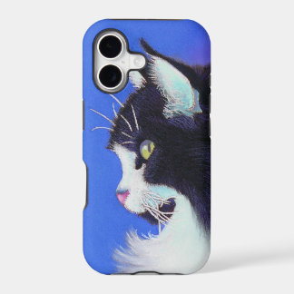 Focus Tuxedo Cat