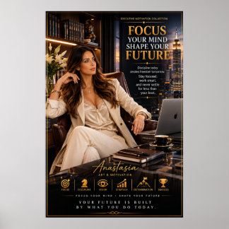 Focus Uw Geest – Motivatieposter voor Executive Of Poster