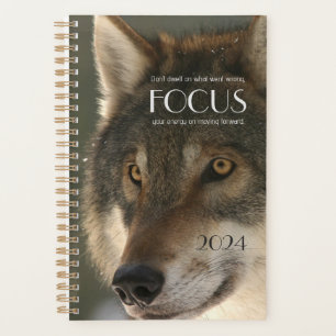 Focuscitaat over Wolf-beeld Inspiratie Planner