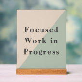 Focused Work Do Not Disturb Quiet Space Available (Neutre)