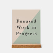 Focused Work Do Not Disturb Quiet Space Available (Recto)