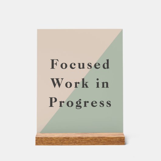 Focused Work Do Not Disturb Quiet Space Available (Recto)