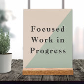 Focused Work Do Not Disturb Quiet Space Available