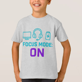 Focusmodus AAN – Minimalistische Tech T-shirt
