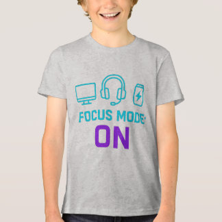 Focusmodus AAN – Minimalistische Tech Tri-Blend Shirt