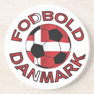 Fodbold Danmark Football Denemarken Zandsteen Onderzetter