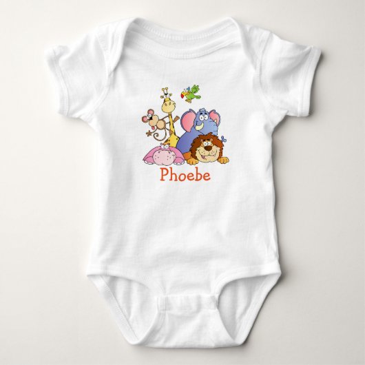 FOEBE baby naamcadeaus Romper (Voorkant)