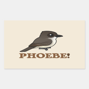 FOEBE! RECHTHOEKIGE STICKER