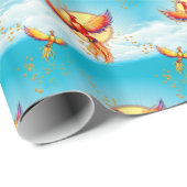 Foenix Fire Bird Rising Cadeaupapier (Rol Hoek)