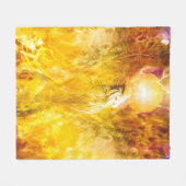 Foenix Fire Bird TRANSMUTATION Fleece Deken (Voorkant (Horizontaal))