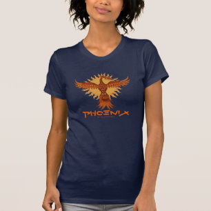 Foenix-vuurvogelkoel t-shirt ontwerp