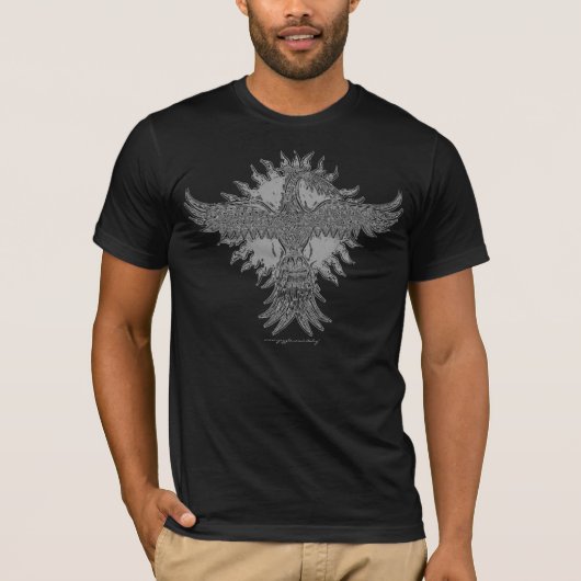 Foenix-vuurvogelkoel t-shirt ontwerp (Voorkant)
