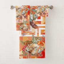 Foerageren voor Paddestoelen Handdoek