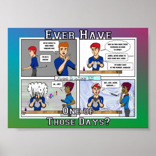 Foes & Mice "...Un de ces jours..." Poster (Devant)