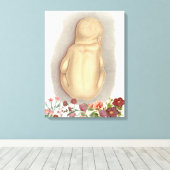  foetale anatomie canvas (Insitu (Houten vloer))