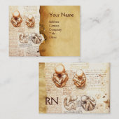 Foetus in de baarmoeder, Ob-Gyn Doctor, Medisch Mo Visitekaartje (Voorkant / Achterkant)