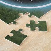 Fog and Green Trees Legpuzzel (Zijkant)