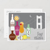 Fog Cutter Tropical Cocktail Briefkaart (Voorkant / Achterkant)
