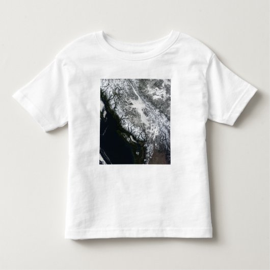 Fog en sneeuw in British Columbia Kinder Shirts (Voorkant)