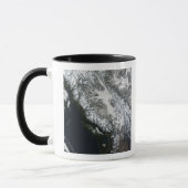 Fog en sneeuw in British Columbia Mok (Links)