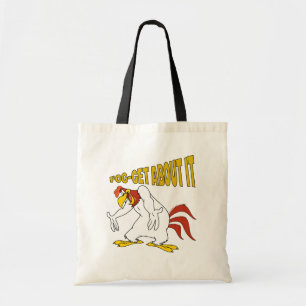 Fog-get over het tote bag