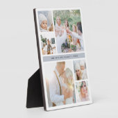 Fog Gray Stripe Photo Collage Fotoplaat (Zijkant)