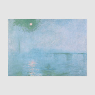 Fog on the Thames (van Claude Monet) Tissuepapier