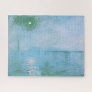 Fog op de Theems (van Claude Monet) Jigzaag Puzzle Legpuzzel