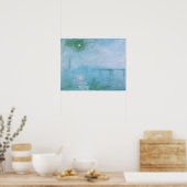 Fog op het Poster Thames (van Claude Monet) (Keuken)