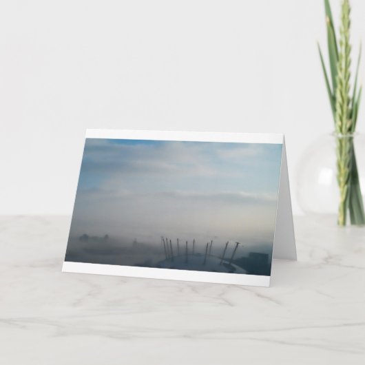 Fog over Millennium Dome, Londen (2) Kaart (Voorkant)