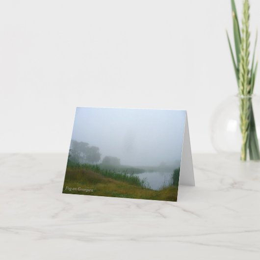Fog sur le carte pour notes Georgica (Devant)