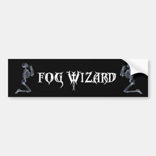 Fog Wizard Pray voor uw zins Bumpersticker (Voorkant)