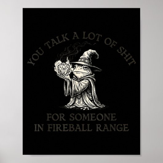Fog You Talk A Lot Of For Someone In Fireball Rang Poster (Voorkant)