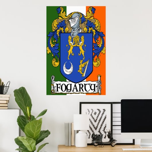 Fogarty Coat of Arms Print (Thuiskantoor)
