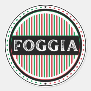 Foggia City Pride Emblem – Italiaanse identiteit Ronde Sticker